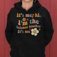 Groovy It’S Me Hi I’M The Science Teacher Its Me Funny Quote Women Hoodie