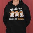 Hamster Mama Goldhamster Damen Mädchen Frauen Hoodie