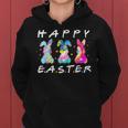 Happy Easter Day Cute Bunny Funny Rabbit Tie Dye Women Girls Women Hoodie