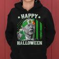Happy Halloween Joe Biden St Patricks Day Leprechaun Hat Women Hoodie