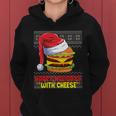 Happy Holidays With Cheese Shirt Cheeseburger Hamburger V7 Women Hoodie