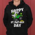 Happy St PatRex Day Cute Dinosaurus St Patricks Day Women Hoodie