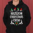 Hazelton Name Gift Christmas Crew Hazelton Women Hoodie