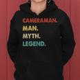 Herren Kameramann Mann Mythos Legende Frauen Hoodie