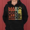 Herren Retro Mario Mann Mythos Legende Geburtstag Geschenk Frauen Hoodie