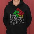 I Am Black Woman Blm Melanin Educated Black History Month Women Hoodie
