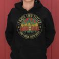 I Have Two Titles Dad & Dog Dad Rock Them Both Fathers Day Women Hoodie
