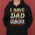 I Have Two Titles Dad And Grandad Funny Grandpa Fathers Day Women Hoodie