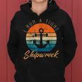 I Run Tights Shipwreck Funny Vintage Mom Dad Quote Women Hoodie