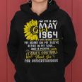 Im A May Girl 1964 Sunflower 55Th Birthday Gift Gift For Womens Women Hoodie