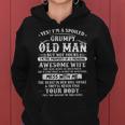 Im A Spoiled Grumpy Old Man Awesome Wife Born In December Women Hoodie