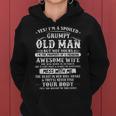 Im A Spoiled Grumpy Old Man Awesome Wife Born In October Women Hoodie