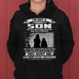 Im Not A Perfect Son But My Crazy Mom Loves Me From Mom Women Hoodie