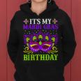 It’S My Mardi Gras Birthday Funny Mardi Gras Mask V2 Women Hoodie
