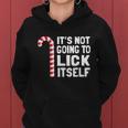 Its Not Going To Lick Itself Christmas Candy CaneShirt Women Hoodie