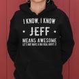 Jeffrey Bedeutet Genial Perfekter Bester Jeff Hoodie