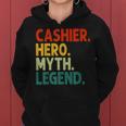 Kassierer Hero Myth Legend Retro-Kassierer Im Vintage-Stil Frauen Hoodie