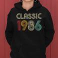 Klassisch 1986 Vintage 37 Geburtstag Geschenk Classic Frauen Hoodie