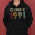 Klassisch 1991 Vintage 32 Geburtstag Geschenk Classic Frauen Hoodie