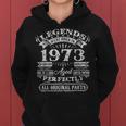 Legenden 1973 Geburtstag Hoodie, 50. Jubiläumsgeschenk für Männer