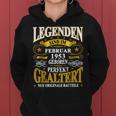 Legenden Sind Im Februar 1953 Geboren 70 Geburtstag Lustig V2 Frauen Hoodie