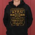 Legenden Wurden Im April 1933 Geschenk 90 Geburtstag Mann V4 Frauen Hoodie