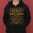 Legenden Wurden Im April 1963 Geschenk 60 Geburtstag Mann V6 Frauen Hoodie