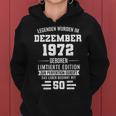 Legenden Wurden Im Dezember 1972 50Geburtstag Frauen Hoodie