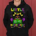 Little Miss Beads Mardi Gras Parade Cute Black Girl Princess V2 Women Hoodie