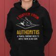 Lustige I Suffer Autoritis Frauen Hoodie