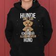 Lustiges Hunde Motiv Hoodie Hunde sind süß, also bin ich ein Hund Schwarz