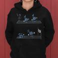 Lustiges Musik Noten Notenschlüssel Rennen Komponist Musiker Frauen Hoodie