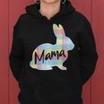 Mama Bunny Rabbit Pastel Plaid Mother Mommy Mom Easter Women Hoodie