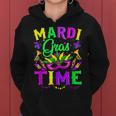 Mardi Gras Time Feathered Krewes Mask Funny Mardi Gras V2 Women Hoodie
