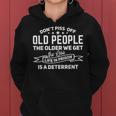 Mens Dont Piss Off Old People Dad Sarcastic Saying Funny Grumpy Women Hoodie