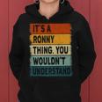 Mens Its A Ronny Thing - Ronny Name Personalized Women Hoodie