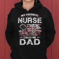 Mens My Favorite Nurse Calls Me Dad Fathers Day Gifts Papa V2 Women Hoodie