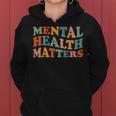 Mental Health Matters Human Brain Awareness Kids Women Women Hoodie
