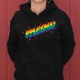 Meow Pride Lgbtq Equality Cat Daddy Cat Lover Rainbow Cats Women Hoodie