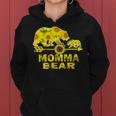 Momma Bear Sunflower Funny Mother Father Gift Women Hoodie