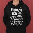 Muttertagsgeschenk Für Mama Papa Ich Sind Uns Einig Frauen Hoodie