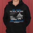 My Dad The Myth The Hero The Legend Fathers Day Veteran Great Gift Women Hoodie