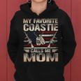 My Favorite Coastie Calls Me Mom Coast Guard Mom Coast Guard Women Hoodie