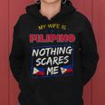 My Wife Is Filipino Republic Of The Philippines Roots Flag Women Hoodie