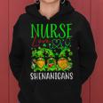 Nurses Love Shenanigans Funny Gnomes Nurse St Patricks Day V3 Women Hoodie