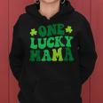 One Lucky Mama Retro Vintage St Patricks Day Clothes Women Hoodie
