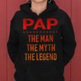 Pap The Man Der Mythos Die Legende Grandpa Men Frauen Hoodie