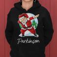 Parkinson Name Gift Santa Parkinson Women Hoodie