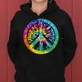 Peace Sign Love Tie Dye 60S 70S Hippie Costume Girls Women Women Hoodie