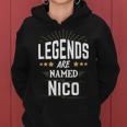 Personalisiertes Legends Named Nico Hoodie, Ideales Präsent für Nico